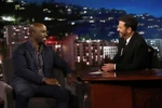 Mike Colter visits Jimmy Kimmel Live in August 2016.