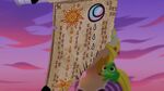 The ancient scroll about the sun drop flower.