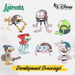 Amphibia development drawings - Sprig