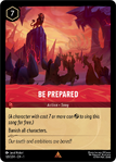 Be Prepared