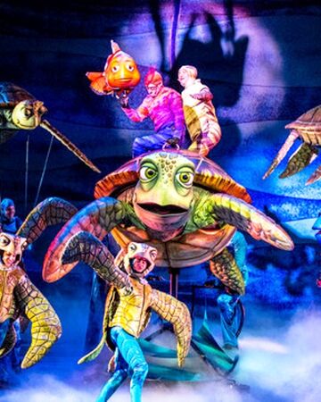 Finding Nemo The Musical Disney Wiki Fandom He once had a mate, named coral, who died in a barracuda attack, along with all but one of his children, whom he names nemo. finding nemo the musical disney