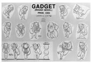 Gadget model sheet