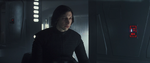 Kylo almost crying as he hears Rey telling what happened in the mirror cave.