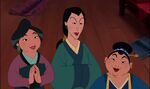 Mulan and her mother Fa Li