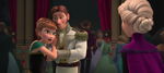 Queen Elsa Princess Anna and Prince Hans