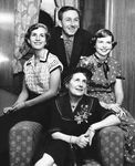 Disney family L-R: Diane, Walt, Lillian, Sharon.