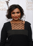 Mindy Kaling attending the 2014 Writers' Guild Awards.