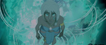 Kida looks up at the crystal