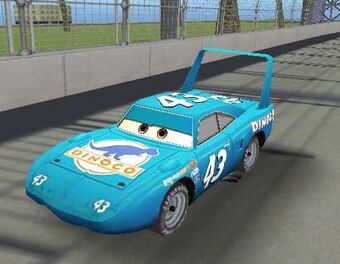 pixar cars blue car