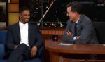 Damon Wayans Jr. visiting The Late Show with Stephen Colbert in October 2018.