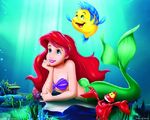 Ariel, Flounder and Sebastian