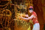 Gavin Adams as Aladdin in the musical's UK touring production