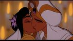 Jasmine and Aladdin at their wedding