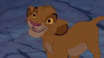 Simba as a young cub.