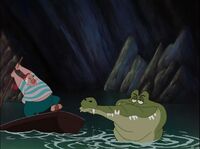 Mr. Smee with the Crocodile