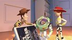 Woody makes a cameo in Buzz Lightyear of Star Command: The Adventure Begins