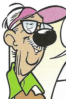 Caricature of Carl Barks in The Man who Drew Ducks, drawn by .