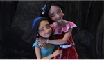 Elena and Isabel hug