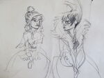 Elsa and Anna concept by Glen Keane