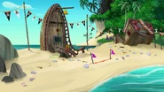 Shipwreck Beach as appeared in the episode The Never Land Games