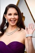 Ashley Judd arrives at the 90th annual Academy Awards in March 2018.