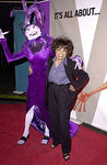 Yzma with voice actress Eartha Kitt at the film's premiere.