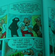 Mortadelo and Filemón scene