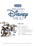 Treasures from The Disney Vault June 2017 Schedule