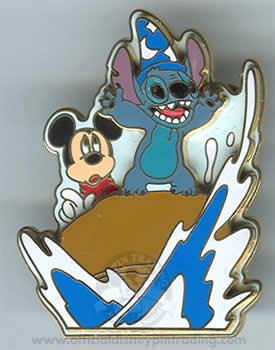 DISNEY PIN MICKEY MOUSE SORCERER APPRENTICE CHARACTER HAT YEDSID HATS 