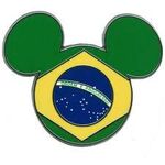 Brazil Flag Pin