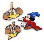 Mickey Sorcerer Brooms Pin