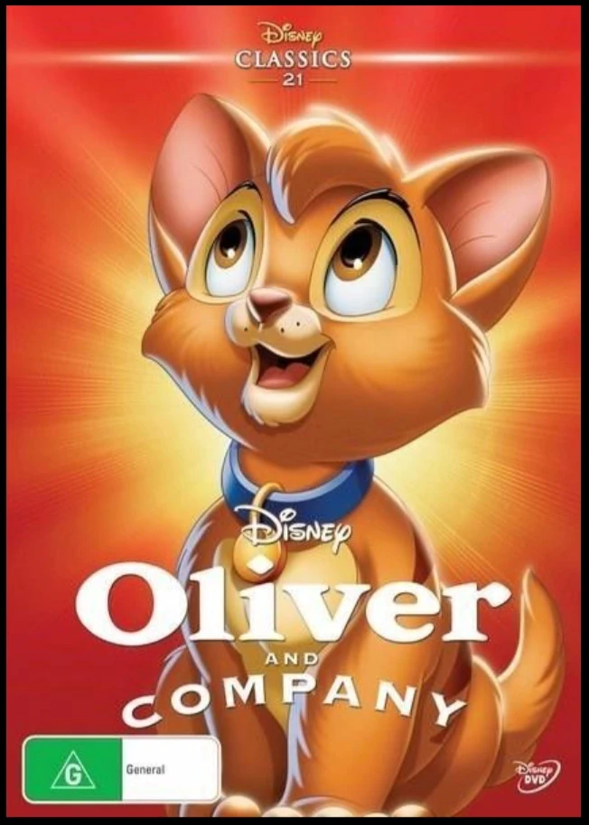 80年代 超希少 OLIVER ＆ Company ディズニー キャラクター-