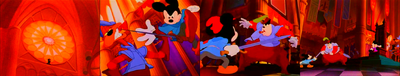 Prince Mickey's 'hat' - Animation Goof