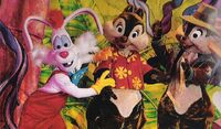 Roger with Chip and Dale