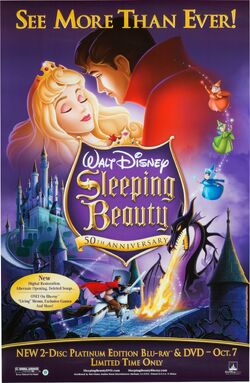 SleepingBeauty19592008PlatinumEditionDVDBluRayPoster