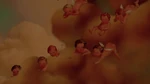 Painting of cherubs on the Ballroom ceiling.