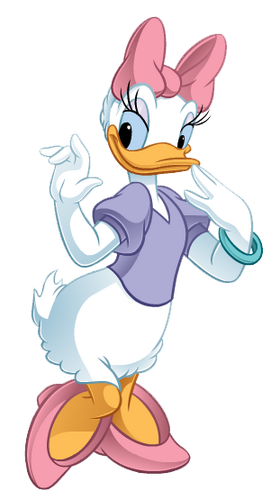 Daisy Duck transparent