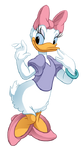 Daisy Duck transparent