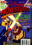 Disney adventures sept 1997 cover x files timon pumbaa