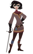 Cassandra in Tangled: Before Ever After en Rapunzel: De Serie