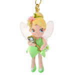 Tinker Bell sparkly decoration keyholder keychain with stuffed toy