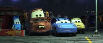 sally carrera and lightning mcqueen