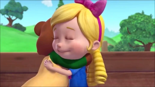 Goldie & Bear Hugging