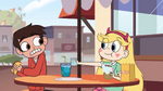 Star offers Marco some sugar for his taco