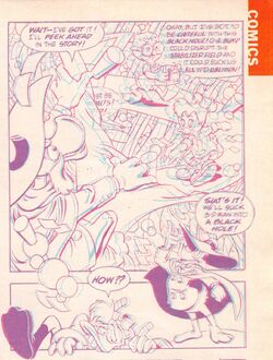 Darkwing peeks ahead in the story
