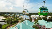 Skyliner over Caribbean Beach Resort