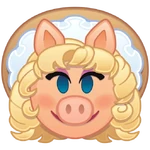EmojiBlitzMissPiggyEmily.png (105 KB) Miss Piggy Emily Cratchit's emoji for Disney Emoji Blitz