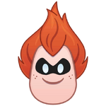 Syndrome's emoji for Disney Emoji Blitz