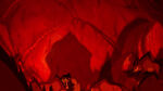 Scar getting cornered by the hyenas for his lies, treachery, and broken promises, leading to his demise.