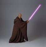 Mace Windu With His Lightsaber